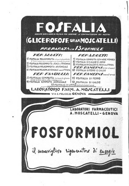 Folia medica periodico trimensile di patologia e clinica medica