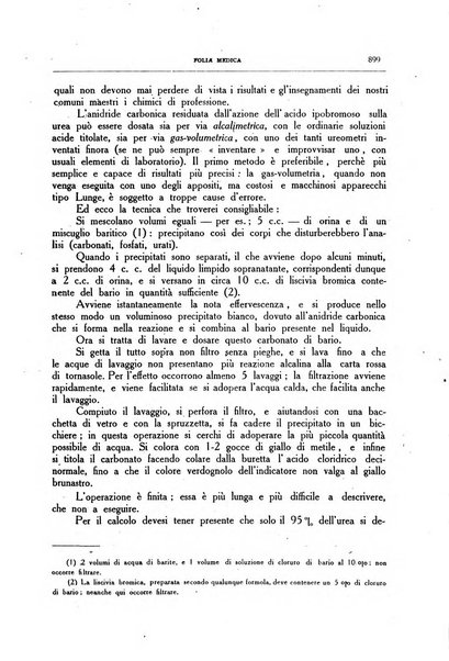 Folia medica periodico trimensile di patologia e clinica medica