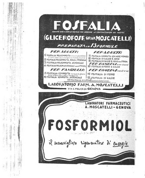 Folia medica periodico trimensile di patologia e clinica medica