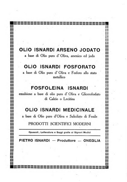 Folia medica periodico trimensile di patologia e clinica medica