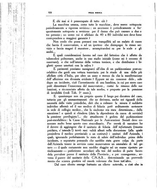 Folia medica periodico trimensile di patologia e clinica medica