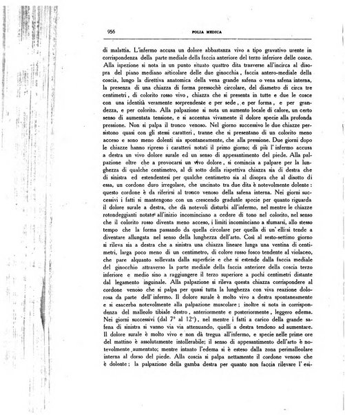 Folia medica periodico trimensile di patologia e clinica medica