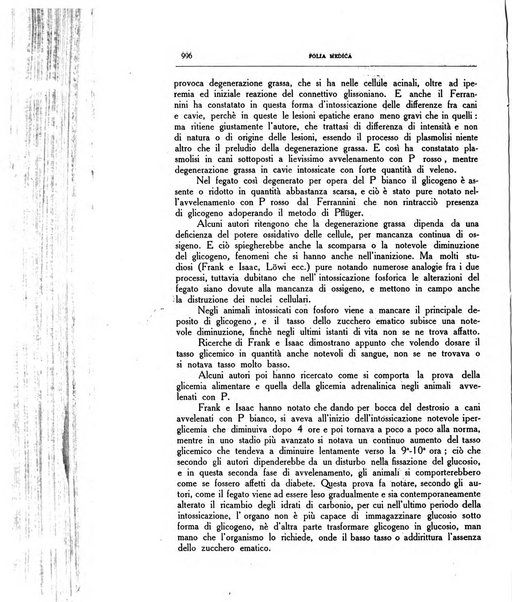 Folia medica periodico trimensile di patologia e clinica medica