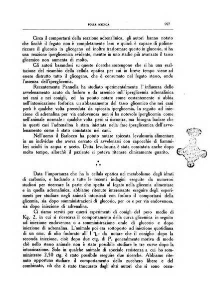 Folia medica periodico trimensile di patologia e clinica medica