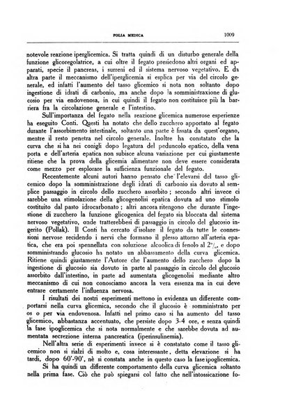 Folia medica periodico trimensile di patologia e clinica medica