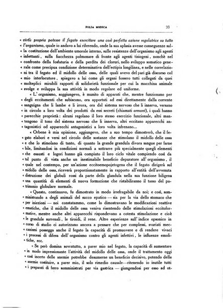 Folia medica periodico trimensile di patologia e clinica medica