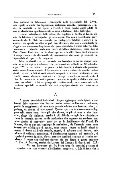 Folia medica periodico trimensile di patologia e clinica medica