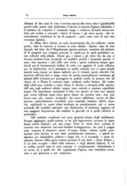 Folia medica periodico trimensile di patologia e clinica medica