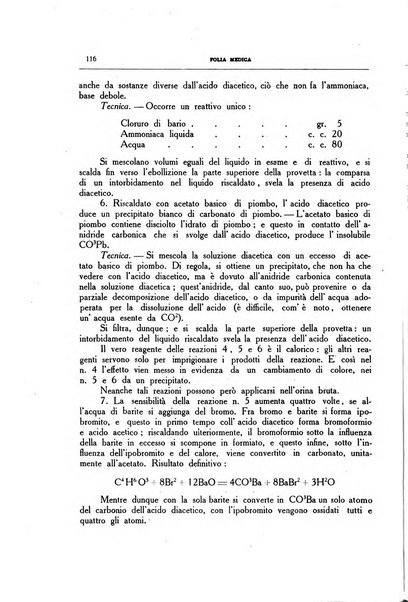 Folia medica periodico trimensile di patologia e clinica medica