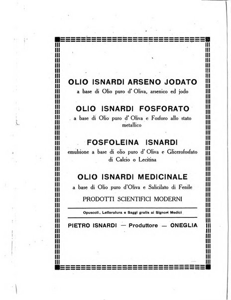 Folia medica periodico trimensile di patologia e clinica medica