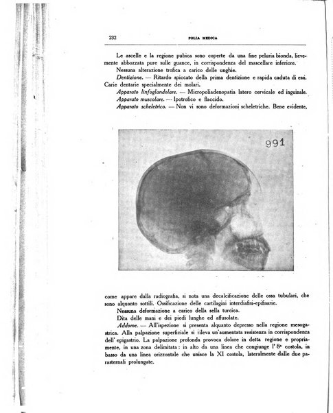 Folia medica periodico trimensile di patologia e clinica medica