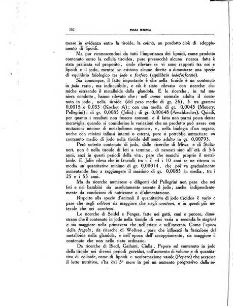 Folia medica periodico trimensile di patologia e clinica medica