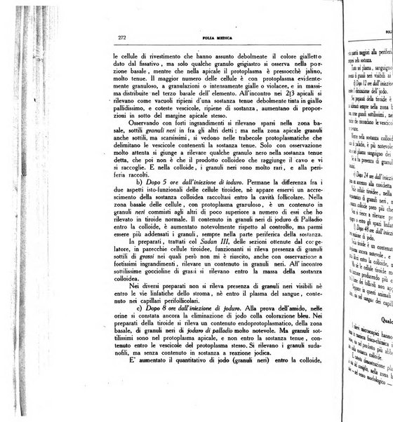 Folia medica periodico trimensile di patologia e clinica medica