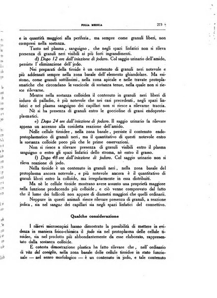 Folia medica periodico trimensile di patologia e clinica medica