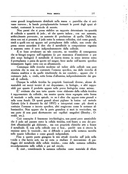 Folia medica periodico trimensile di patologia e clinica medica