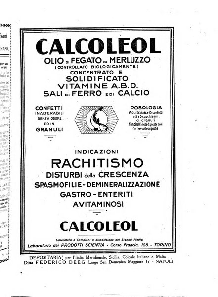 Folia medica periodico trimensile di patologia e clinica medica