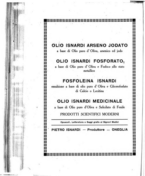 Folia medica periodico trimensile di patologia e clinica medica