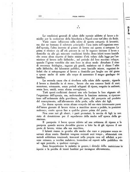 Folia medica periodico trimensile di patologia e clinica medica