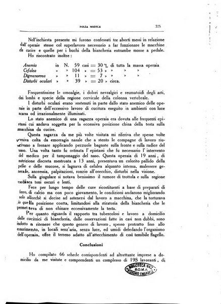 Folia medica periodico trimensile di patologia e clinica medica