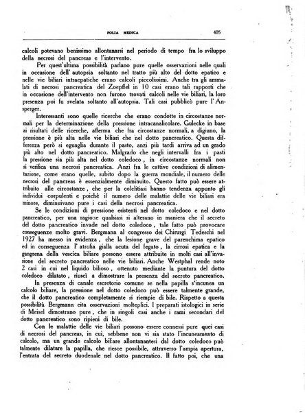 Folia medica periodico trimensile di patologia e clinica medica