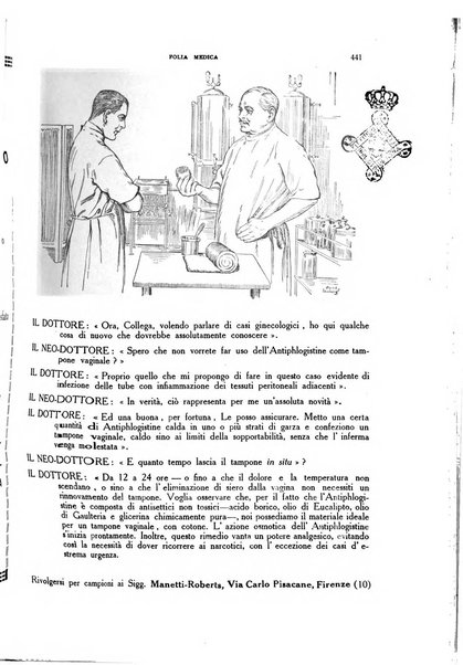 Folia medica periodico trimensile di patologia e clinica medica