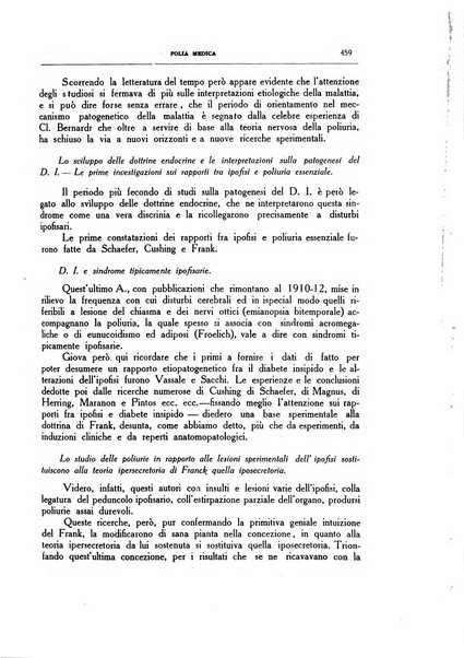 Folia medica periodico trimensile di patologia e clinica medica