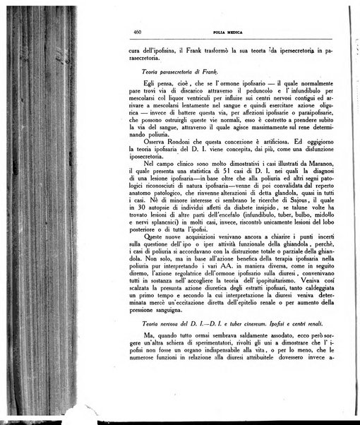 Folia medica periodico trimensile di patologia e clinica medica