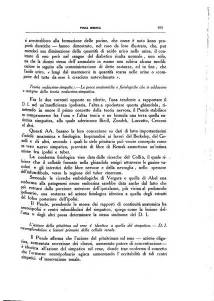 Folia medica periodico trimensile di patologia e clinica medica