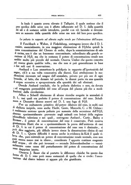 Folia medica periodico trimensile di patologia e clinica medica