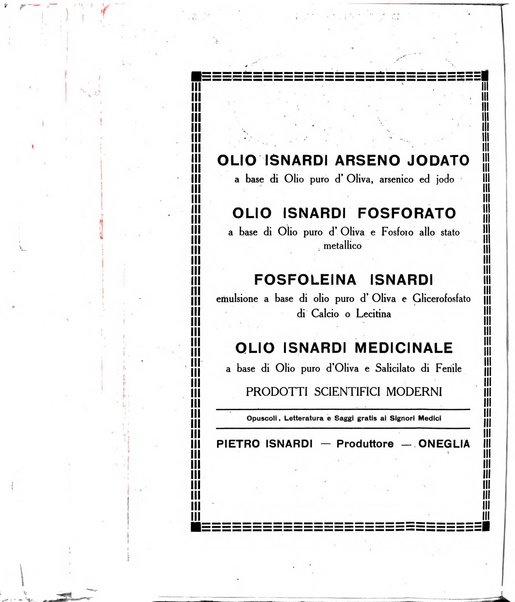 Folia medica periodico trimensile di patologia e clinica medica