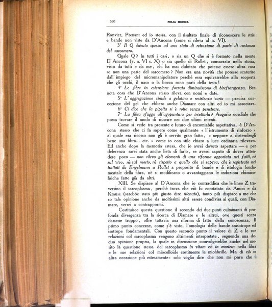 Folia medica periodico trimensile di patologia e clinica medica