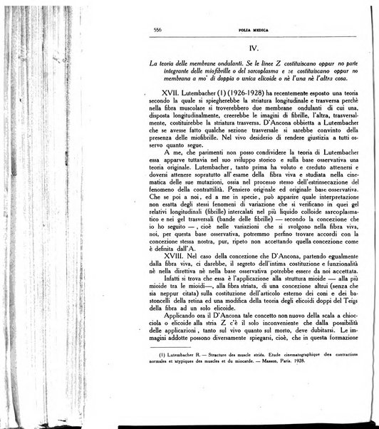 Folia medica periodico trimensile di patologia e clinica medica