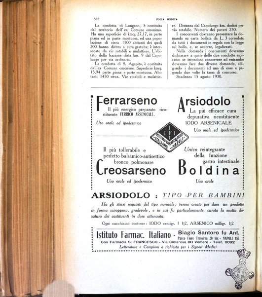 Folia medica periodico trimensile di patologia e clinica medica