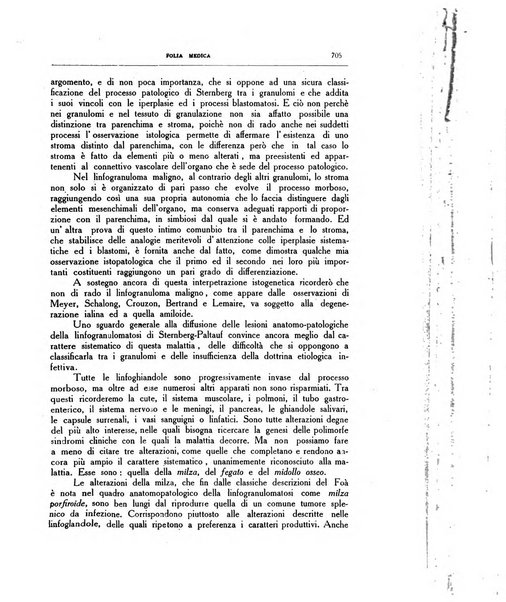 Folia medica periodico trimensile di patologia e clinica medica