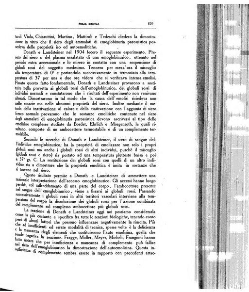 Folia medica periodico trimensile di patologia e clinica medica