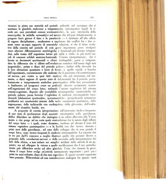 Folia medica periodico trimensile di patologia e clinica medica