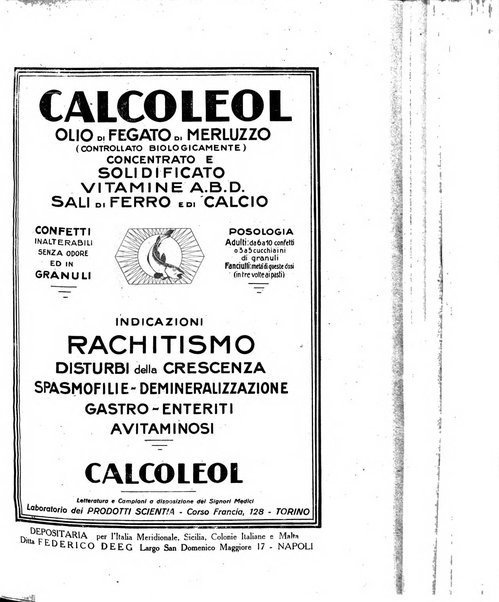 Folia medica periodico trimensile di patologia e clinica medica