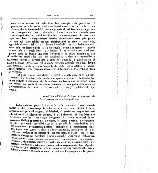 Folia medica periodico trimensile di patologia e clinica medica