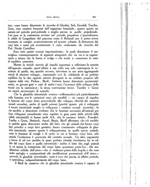 Folia medica periodico trimensile di patologia e clinica medica