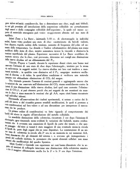 Folia medica periodico trimensile di patologia e clinica medica