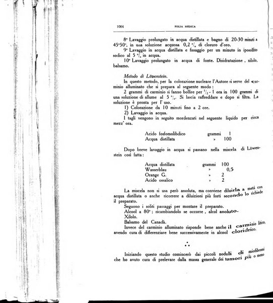 Folia medica periodico trimensile di patologia e clinica medica