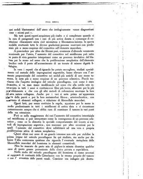 Folia medica periodico trimensile di patologia e clinica medica