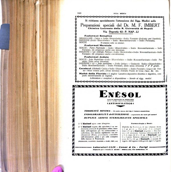 Folia medica periodico trimensile di patologia e clinica medica