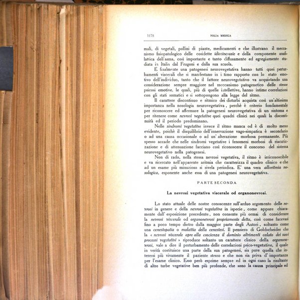 Folia medica periodico trimensile di patologia e clinica medica