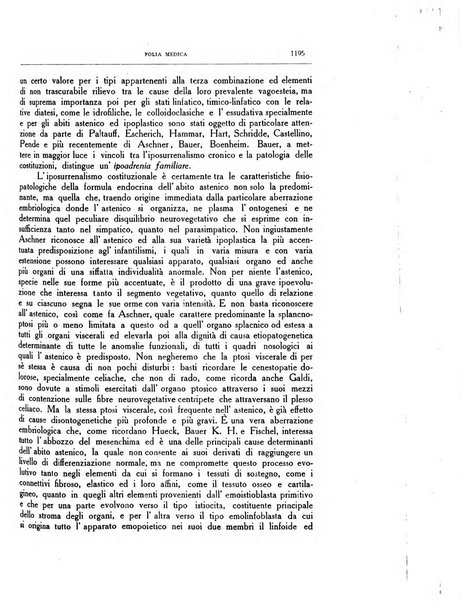 Folia medica periodico trimensile di patologia e clinica medica