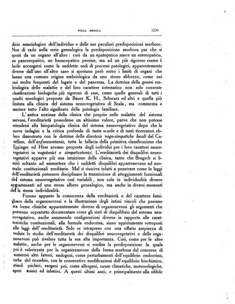 Folia medica periodico trimensile di patologia e clinica medica