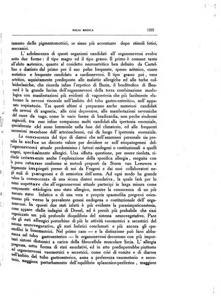 Folia medica periodico trimensile di patologia e clinica medica