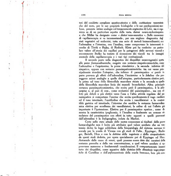 Folia medica periodico trimensile di patologia e clinica medica