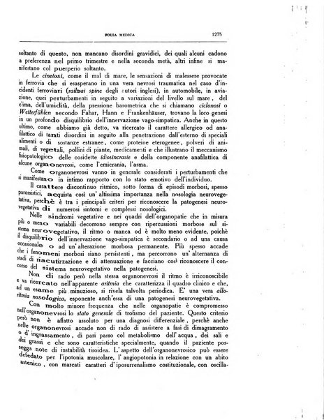 Folia medica periodico trimensile di patologia e clinica medica