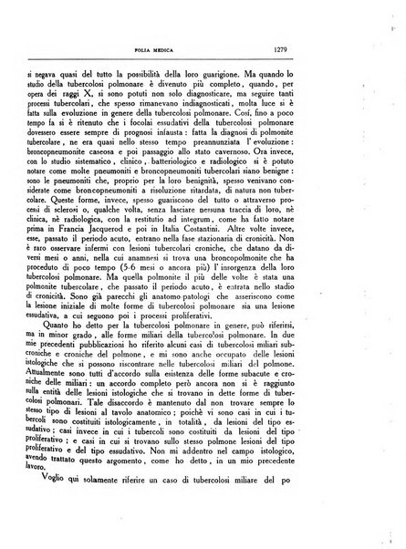 Folia medica periodico trimensile di patologia e clinica medica